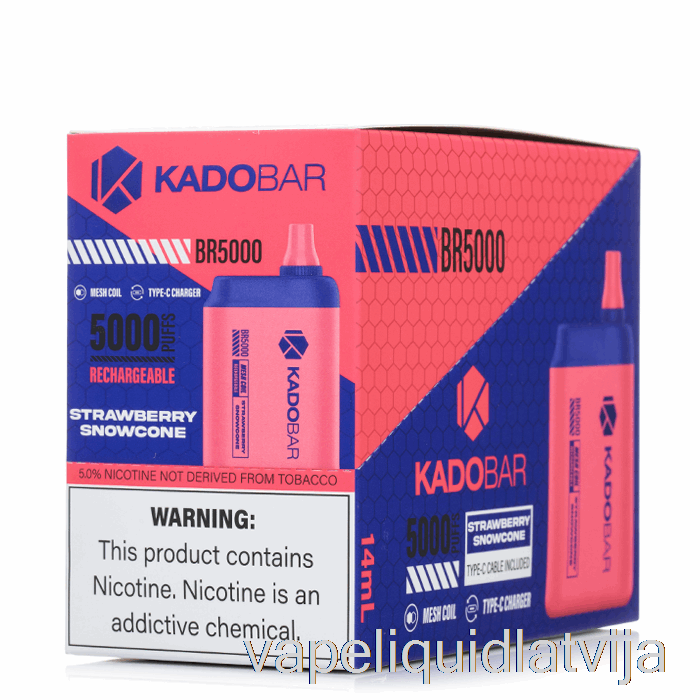 [5-pack] Kado Bar Br5000 Vienreizējās Lietošanas Vape šķidrums